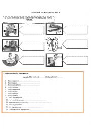 English Worksheet: verb to be yes no questions with adjectives