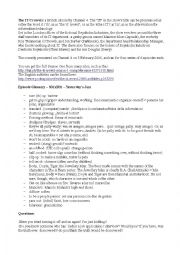 English Worksheet: ITCrowd speaking activity