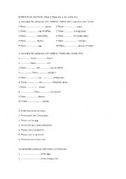 English Worksheet: EXPRESION DE CANTIDAD