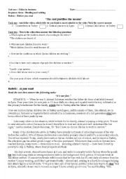 English Worksheet: reading and writings ethics in business