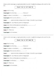 English Worksheet: speaking test