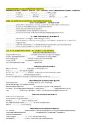 English Worksheet: vocabulary quiz