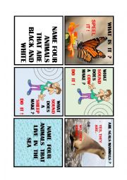 English Worksheet: ANIMAL BOARD GAME 3 de 4