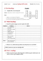 Lesson 19 coping with exams