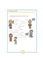 English Worksheet:  To be verbs