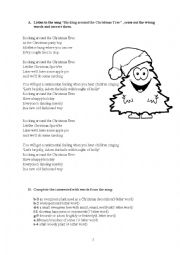 English Worksheet: Christmas vocabulary