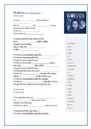 English Worksheet: Wolves - Song by Selena Gomez