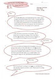 English Worksheet: my second test ..some how different.. thanks to dear meriem