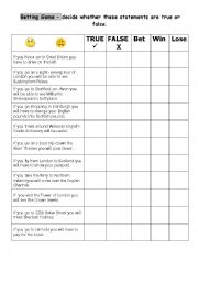 great britain betting game