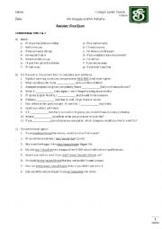 English Worksheet: Use of english revision