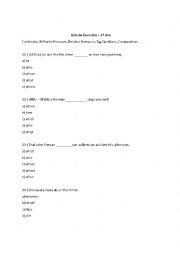 English Worksheet: Exercises - Intermediate