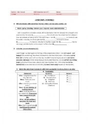 English Worksheet: mid_ semester exam N2 / 9 th form