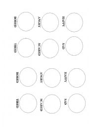 English Worksheet: Emotions