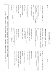 English Worksheet: LISTENING - How Far Ill go (Moana)