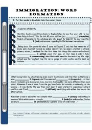 Immigration - word formation ex