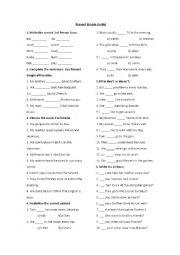 English Worksheet: Present simple