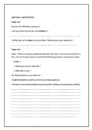 English Worksheet: 1st year secondary Tunisia:lesson 8, are we all intelligent