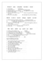 English Worksheet: grammar review