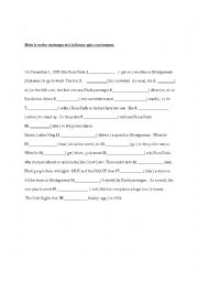 English Worksheet: Rosa Parks 