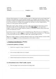 English Worksheet: Racism