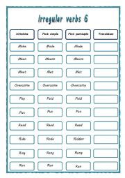 irregular verbs 6