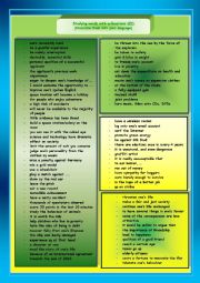 English Worksheet: Collocations 21