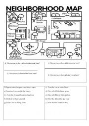 English Worksheet: directions