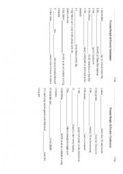 present simple / present continuous short test