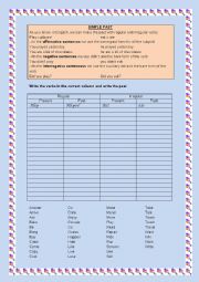 English Worksheet: simple past