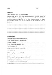 English Worksheet: Passive Voice and Reported Speech