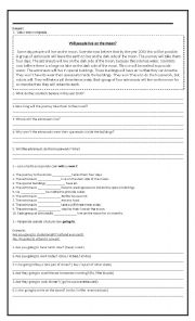 English Worksheet: Future Exercises