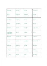 English Worksheet: Phrasal verbs Pairing activity