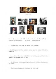 English Worksheet: Night At The Museum 2 Characters