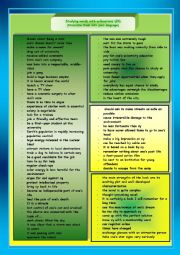 English Worksheet: Collocations 24