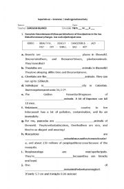 Superlatives - reading and grammar practice