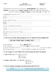 English Worksheet: Alys Friend