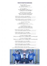 English Worksheet: Mind if I stay by Kadebostany