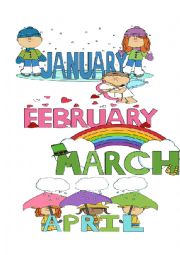 English Worksheet: Months of the year