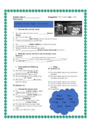 English Worksheet: Another day in paradise - Phil Collins (Song activity)