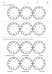Tell the Time in English