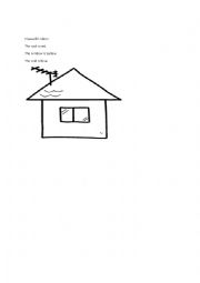 English Worksheet: MY HOUSE