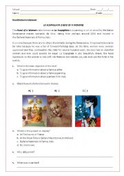 English Worksheet: Works of Art/Artistis