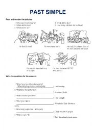 English Worksheet: Past Simple