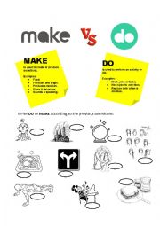 MAKE vs DO