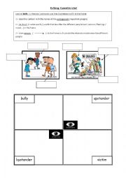 English Worksheet: bullying