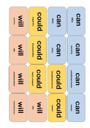 Modal verbs cards