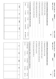 English Worksheet: quiz