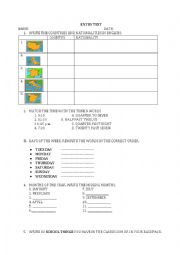 ENTRY TEST BEGINNER