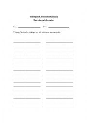English Worksheet: Emergency KI List