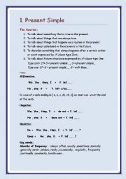 English Worksheet: present simple 